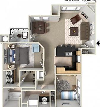 2nd image of 2751 W River Dr #338