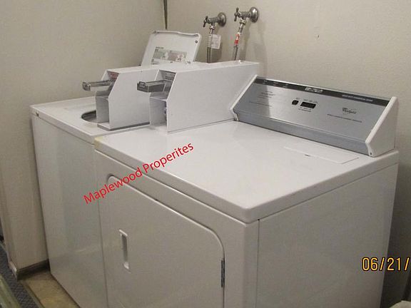 Coin Op Laundry in Building, or bring your own washer and dr