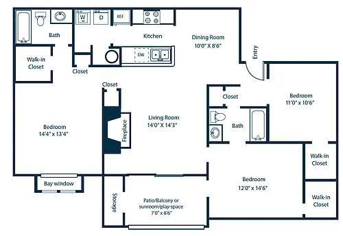 Floor plan C2