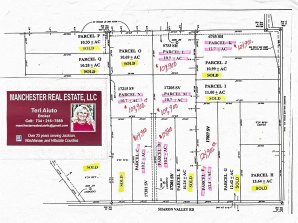 PARCEL Sharon Valley Rd #F, Manchester, MI 48158