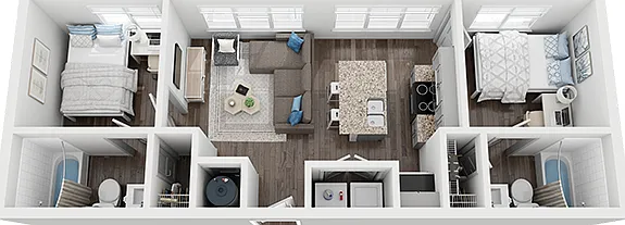 Nova Knoxville 2x2 Frisco B Floor Plan Nova Knoxville 2x2 Frisco B Floor Plan