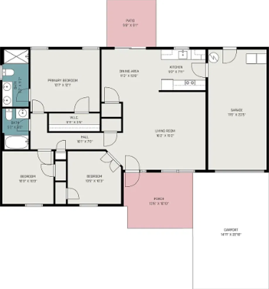 Charming 3 Bedroom, 2 Bathroom Home In The Forestbrook Area! - Fenced Yard, Garage And Community ... — Photo 2