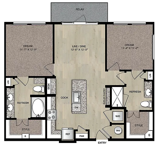Floor plan B1