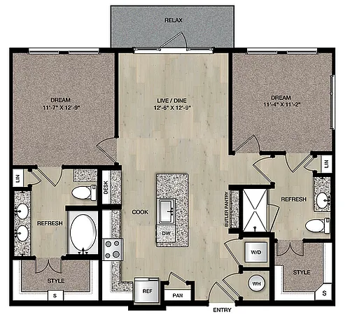 Floor plan B1