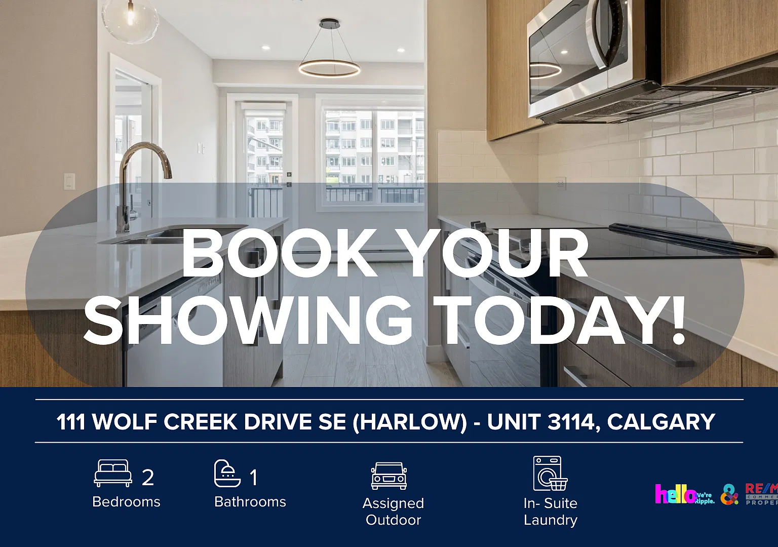 111 Wolf Creek Drive SE (Harlow) - Unit 3114, Calgary - Unit 3114 — Photo 1