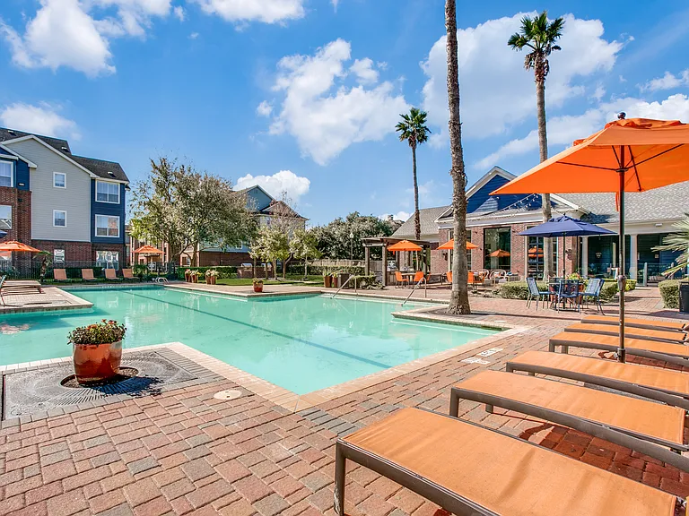 Aventura on Briar Forest 14515 Briar Forest Dr, Houston, TX 77077 Pool with Grill and Lounge Chairs