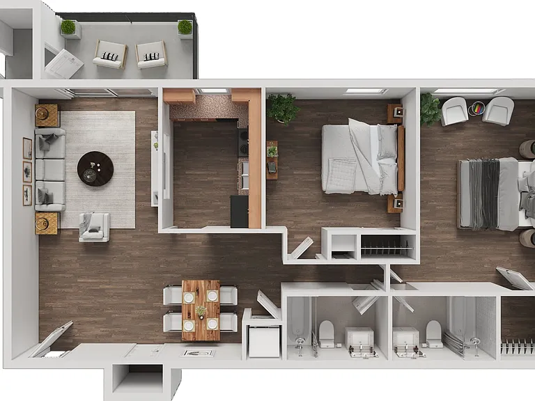 2 Bedroom 2 Bath 2 Bedroom 2 Bath