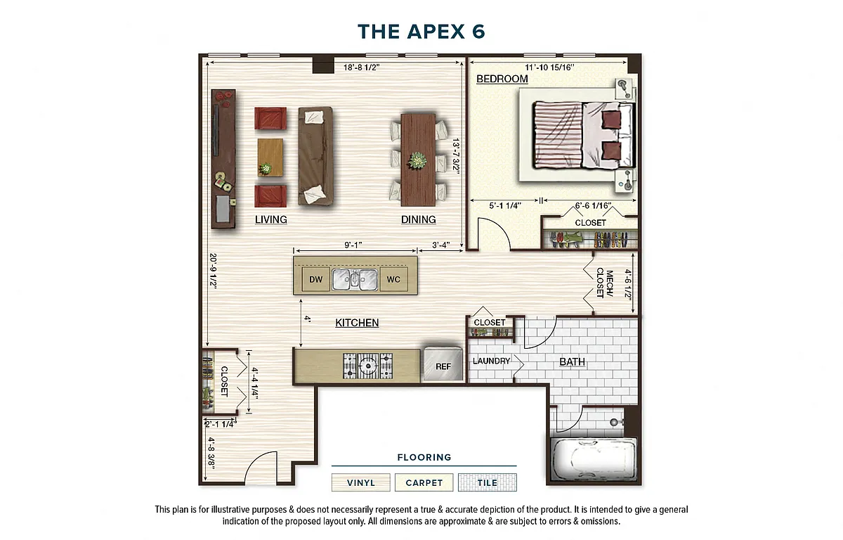 Floor plan The Apex 6