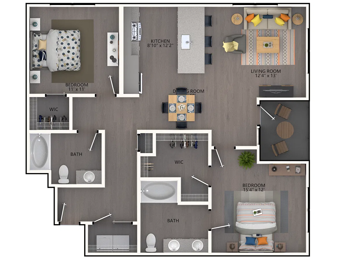 Floor plan B4