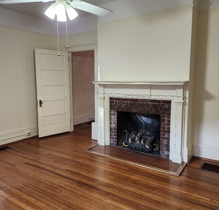 Living room with gas fireplace