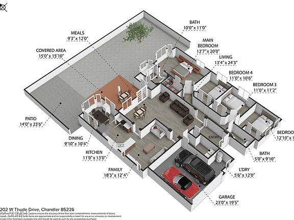 3rd image of 3202 W THUDE Drive