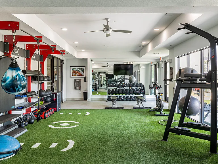 Rhythm State-of-the-art Fitness Center with Free Weights and Cardio Machines