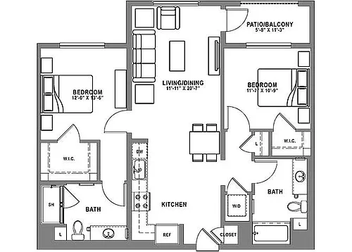 Floor plan Plan B2