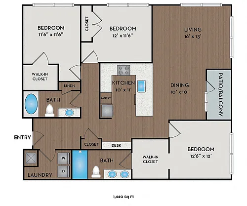 Floor plan Forte