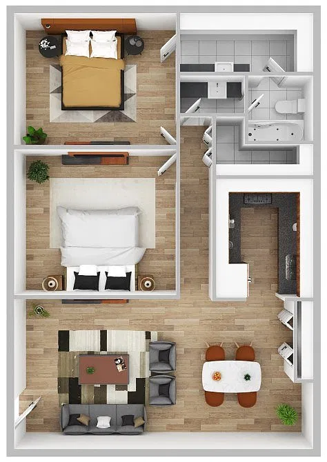 Floor plan B2