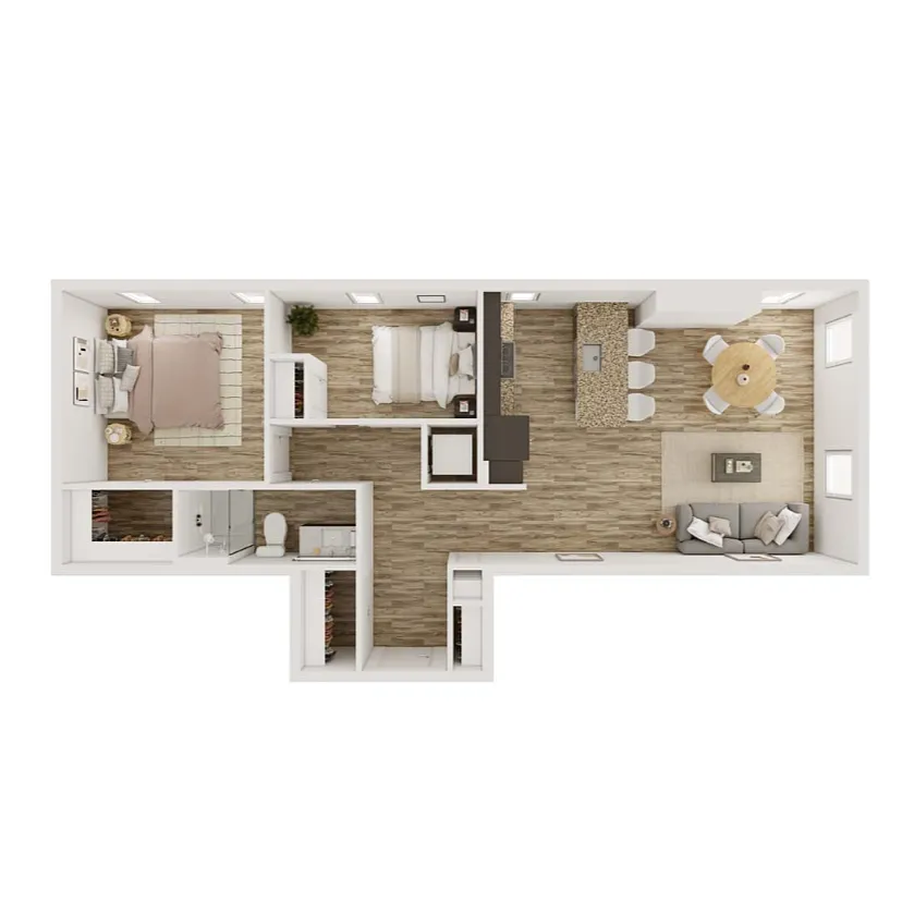 Floor plan Morton K
