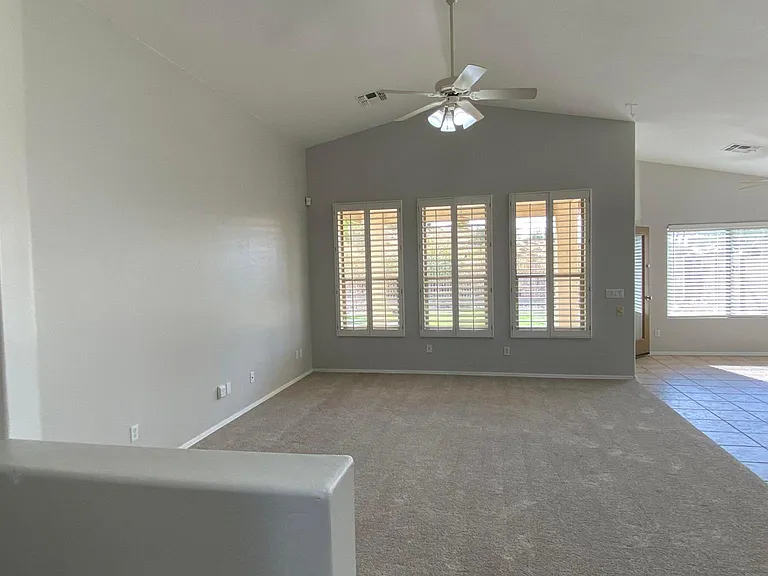 Living room from front door