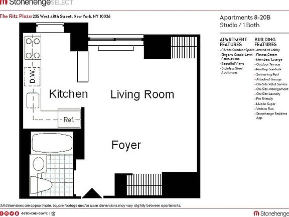 2nd image of 235 W 48th St APT 14B