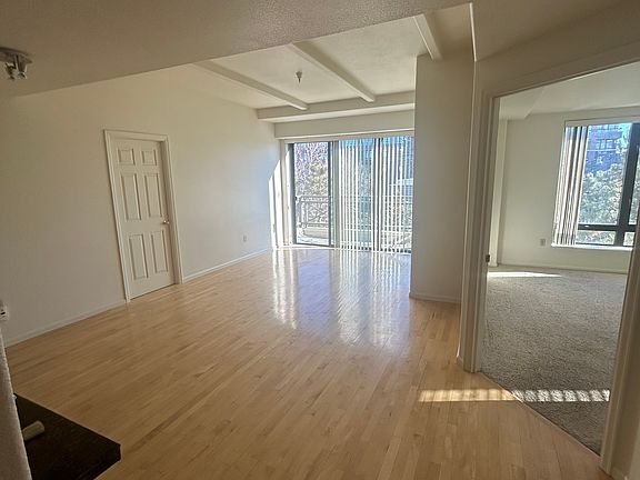 Looking into the living room from the foyer area.