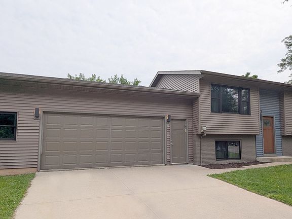 Oversized attached garage.