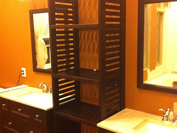 Master Bath separate vanties
