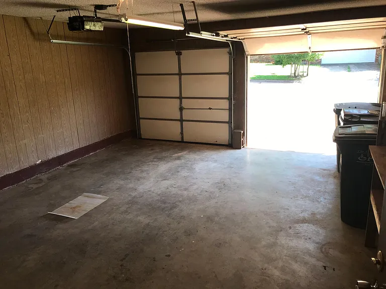 Two car garage
