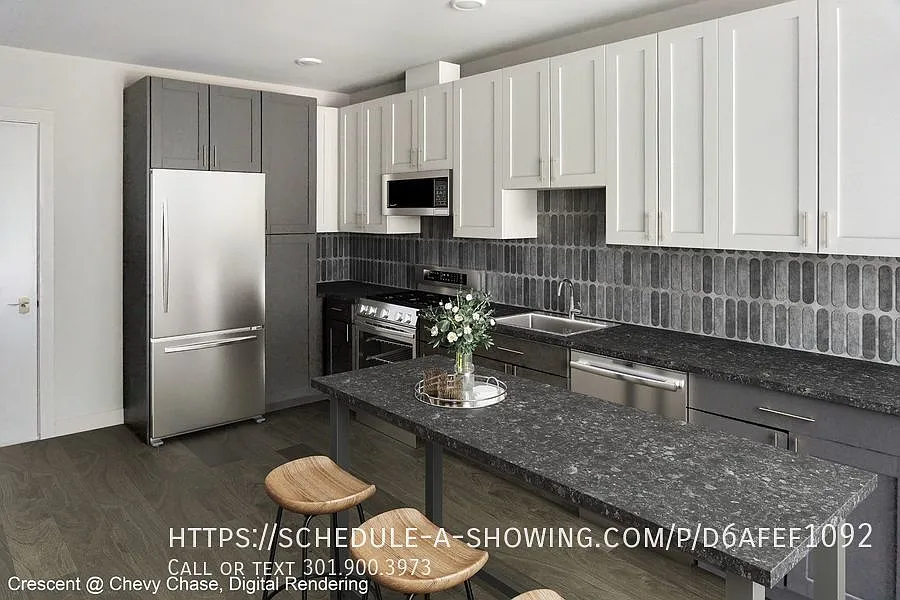 Two Bedroom-Two Bath Apt Plus a Den, Wraparound Balcony, Bedroom Balcony, and Floor to Ceiling Wi... — Photo 3