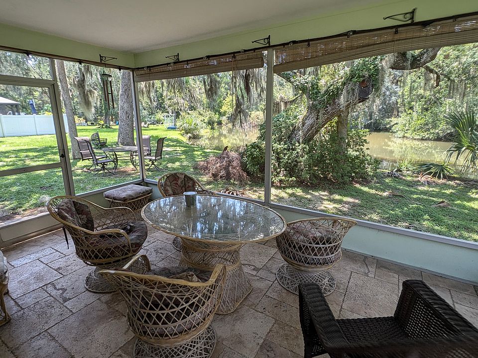 Screened Porch by Pond