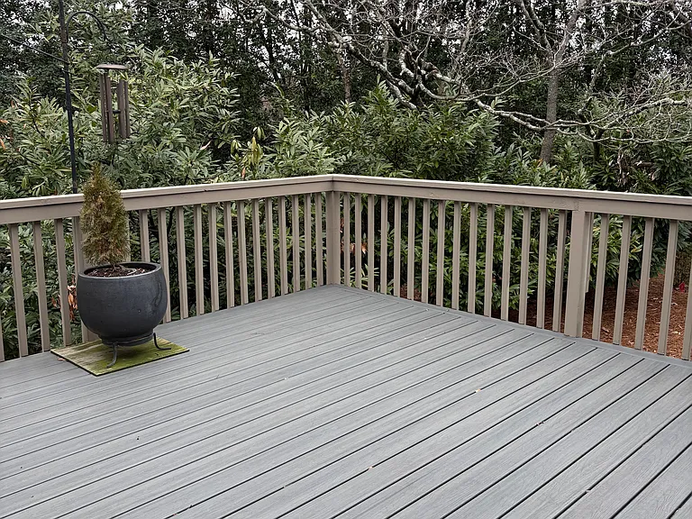 Deck - adjoins Great Room and Sunroom