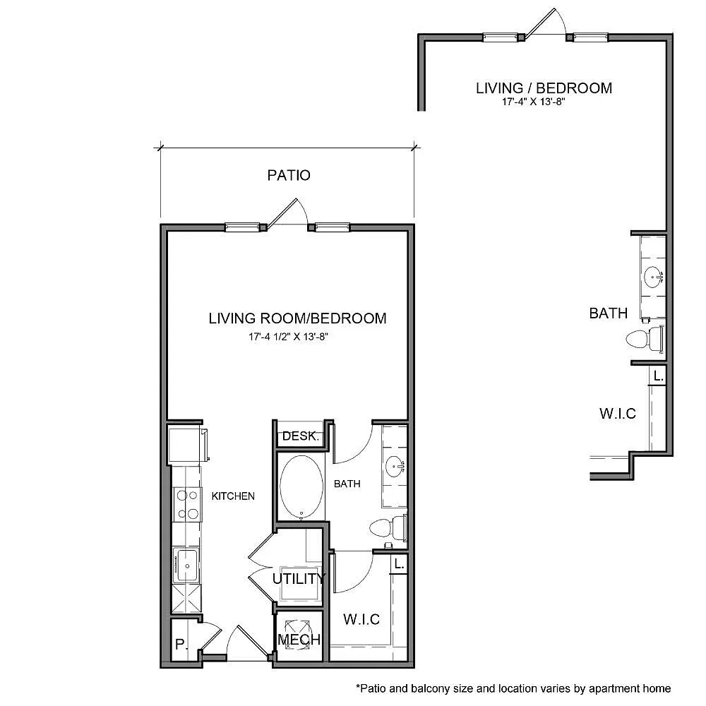 Floor plan BE.S1