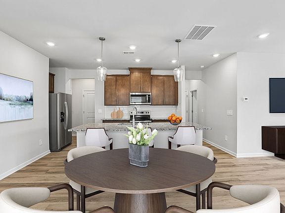 The Roswell floorplan with the Clarity Burlap interior package.