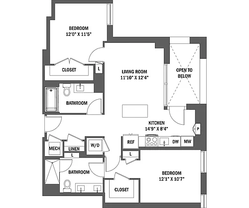 Floor plan The Jennifer I - IV