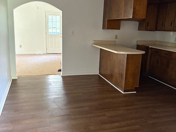 Looking from kitchen to bonus room