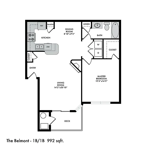 Floor plan The Belmont