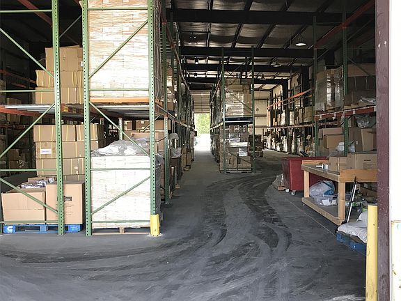 View from front door to back.