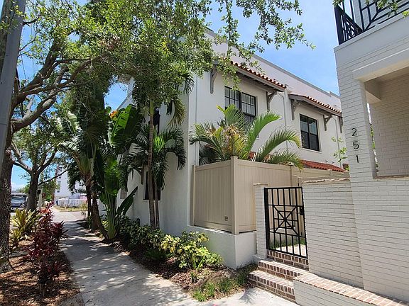 back of the townhouse
