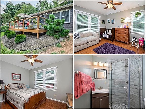 Bedroom 2 and 3 and hallway bathroom.