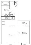Floor plan Studio
