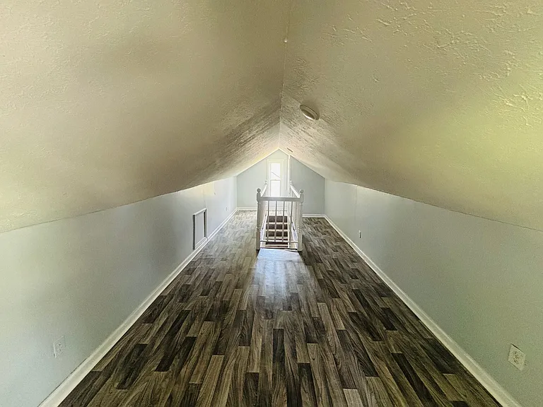 Open room upstairs with lots of space