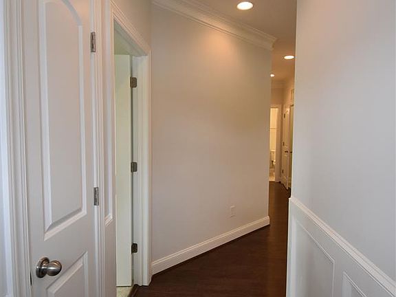 Front door entrance with wainscoting