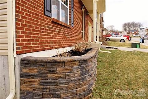 Stone landscaping and fresh mulch!