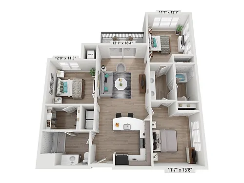 Floor plan 3A