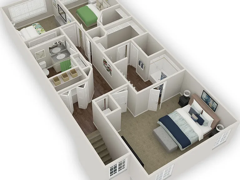 Ashland Townhomes floor plan Lowry Park
