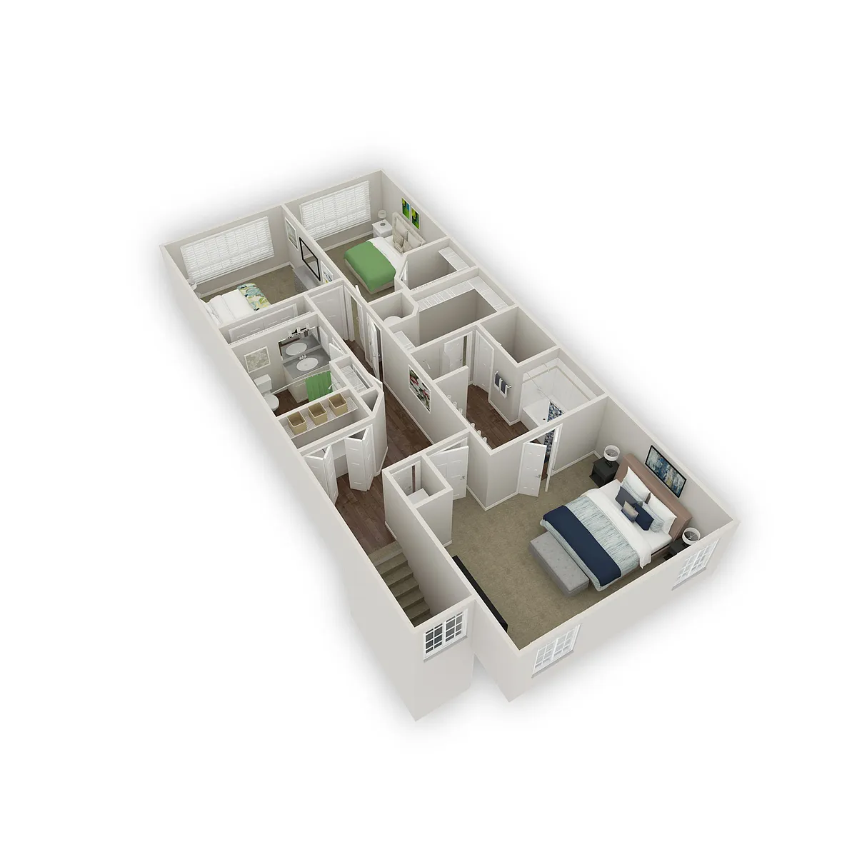 Floor plan Ashland Townhomes