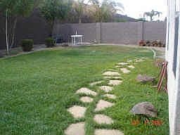 Backyard is huge!