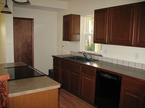 Great kitchen, nice sized pantry behind door in the back of the picture.