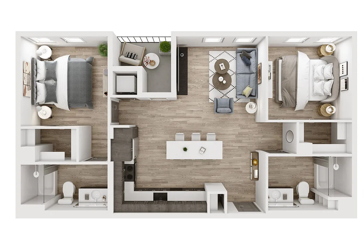 Floor plan B3