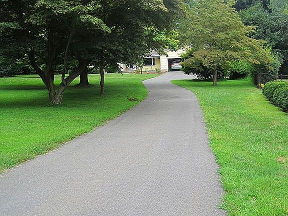 very long driveway