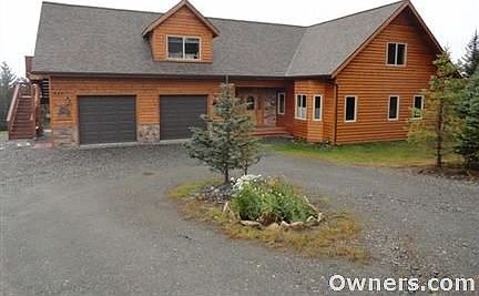 Back side of house driveway from Cozy Cove