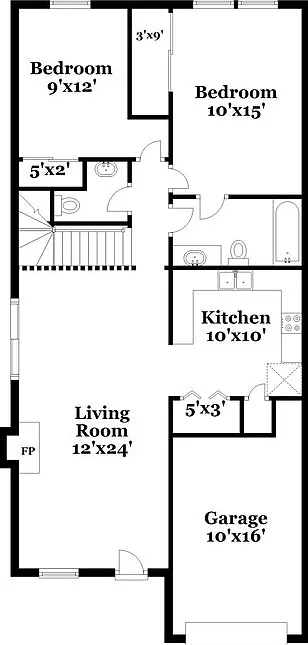 3 bed, 2.5 bath, 1384 sqft, $2,030 — Photo 2